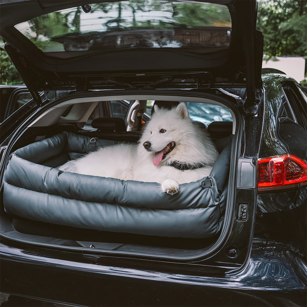 Deluxe Hundesæde til Bil - Faux Læder Komfort | Urban Voyager