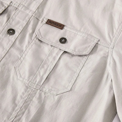 Khaled | Chemise en coton durable pour hommes, destinée à l'extérieur - Image 3