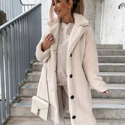 Mélanie | Manteau Teddy Oversize Femme - Image 3