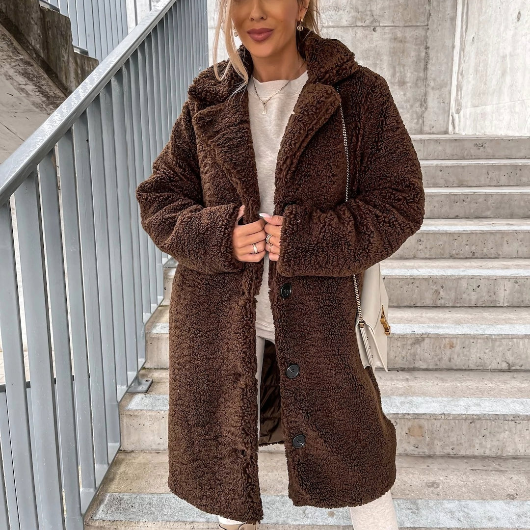 Mélanie | Manteau Teddy Oversize Femme - Image 4