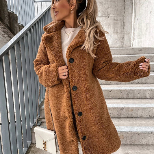 Mélanie | Manteau Teddy Oversize Femme - Image 2