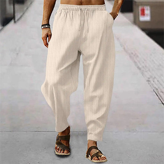 Thierry | Pantalon confortable en coton et lin pour hommes - Image 3