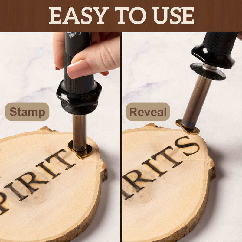 DIY Sæt til Brænding og Skulpturering af Bogstaver og Tal