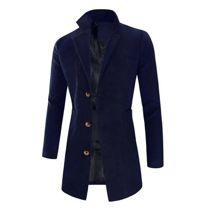 Omarian | Manteau Long Ajusté pour Homme - Image 2