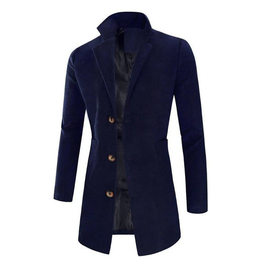 Omarian | Manteau Long Ajusté pour Homme - Image 2