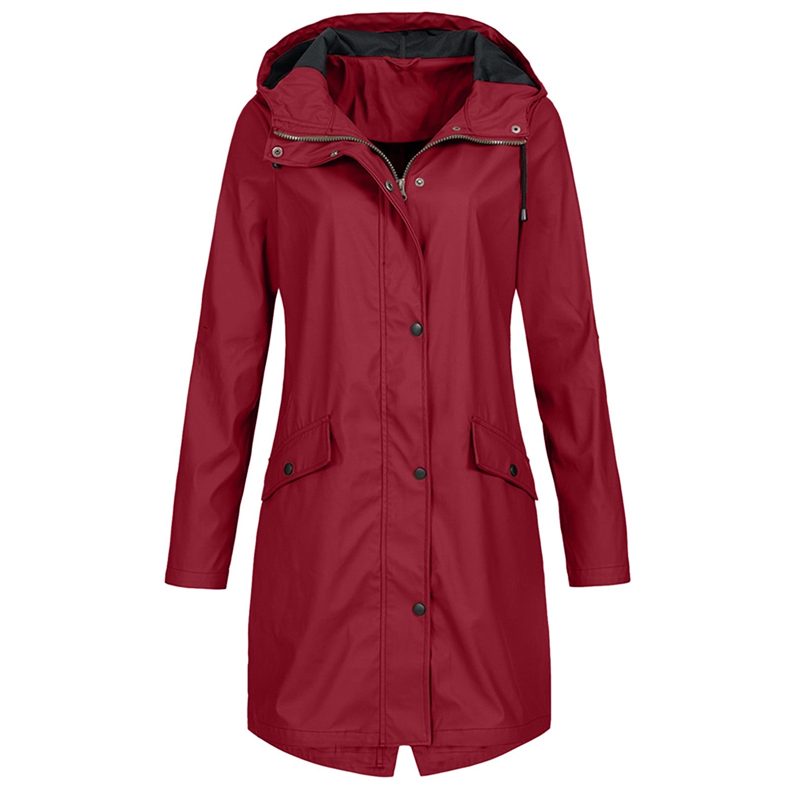 Maude | Imperméable à Capuche Femme Mi-Long - Image 4