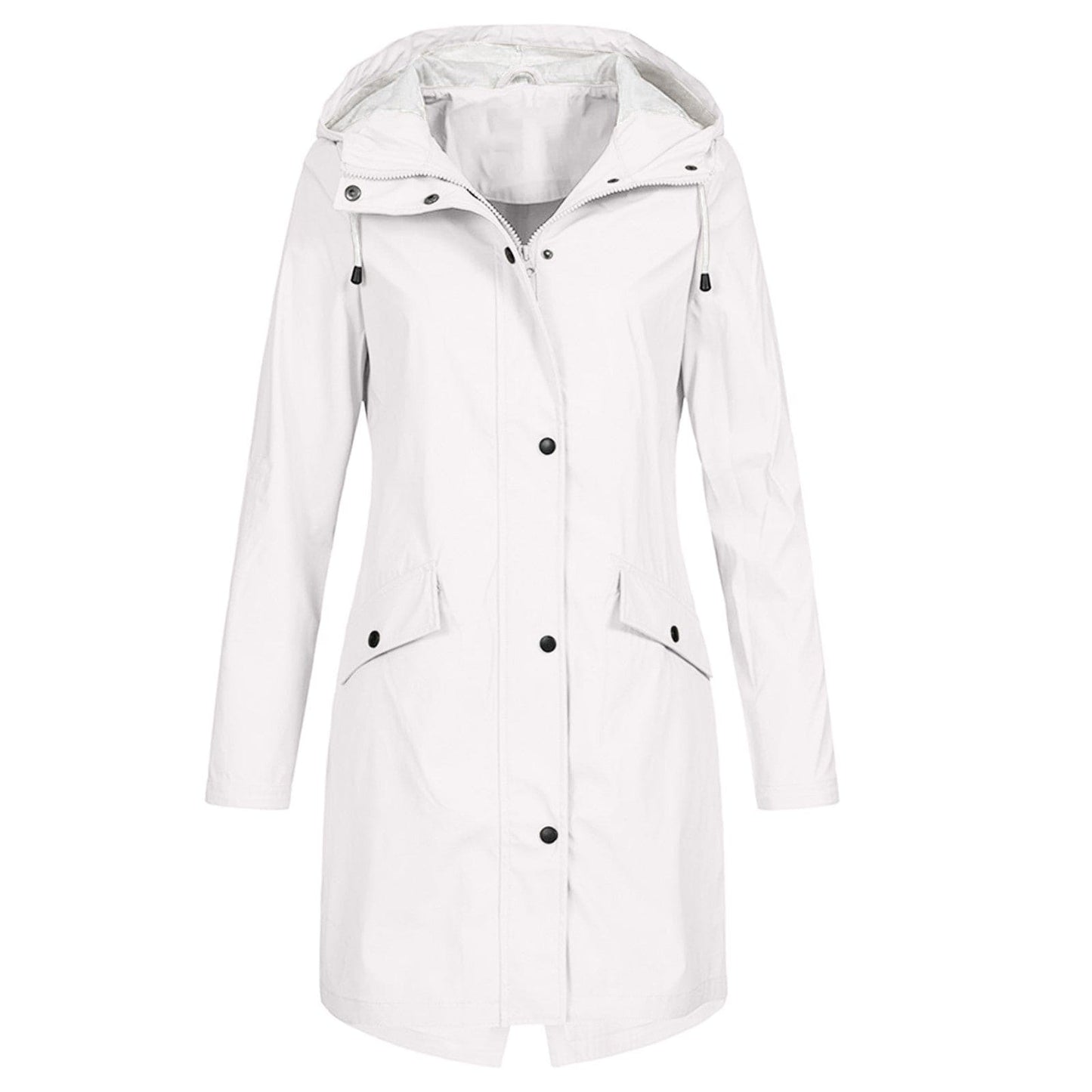 Maude | Imperméable à Capuche Femme Mi-Long - Image 5