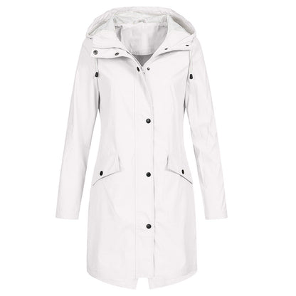 Maude | Imperméable à Capuche Femme Mi-Long - Image 5