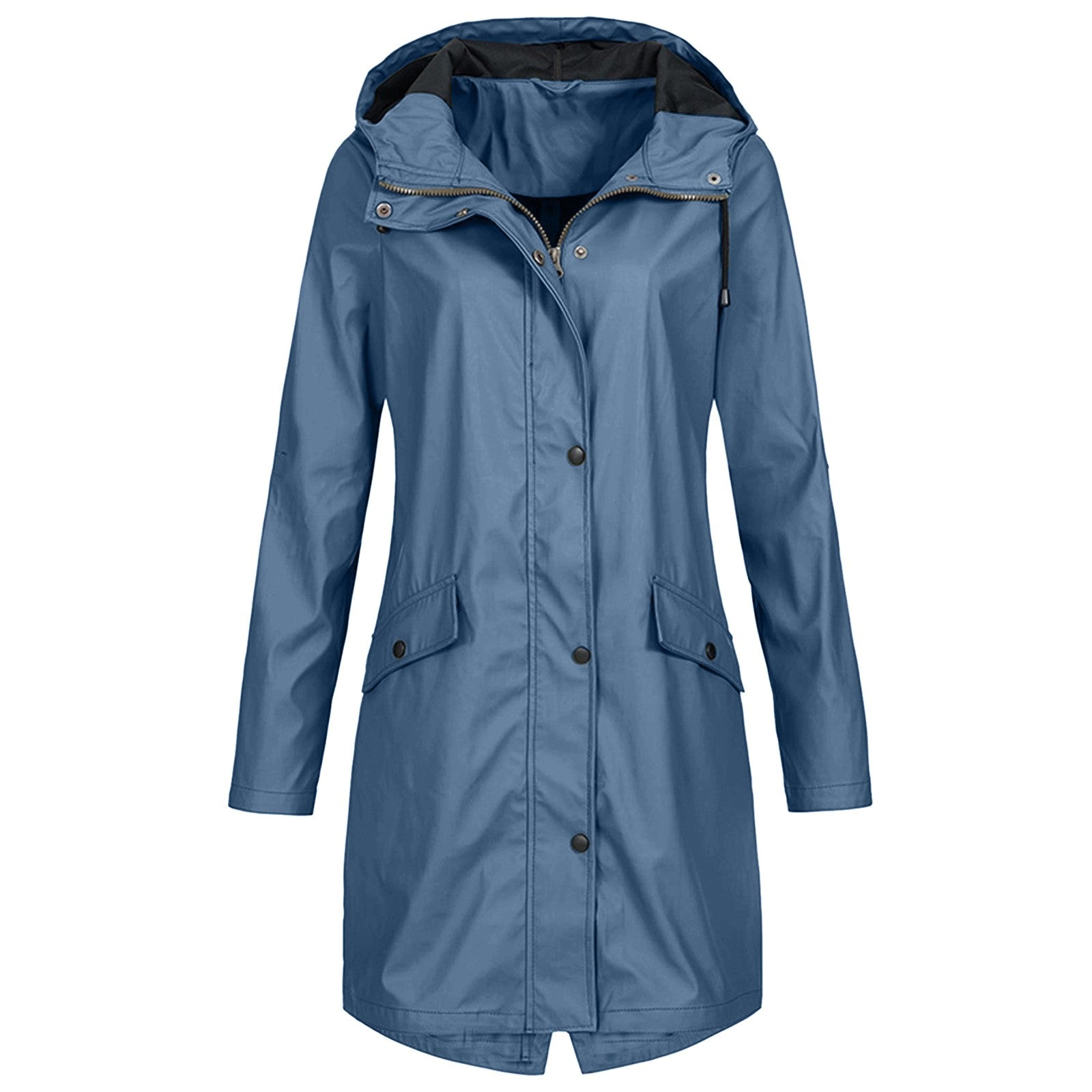 Maude | Imperméable à Capuche Femme Mi-Long - Image 6