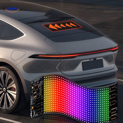 DriveFlex™ Matrix LED Skærm | Djævle Øjne, Tekster & Animationer via App + Fjernbetjening