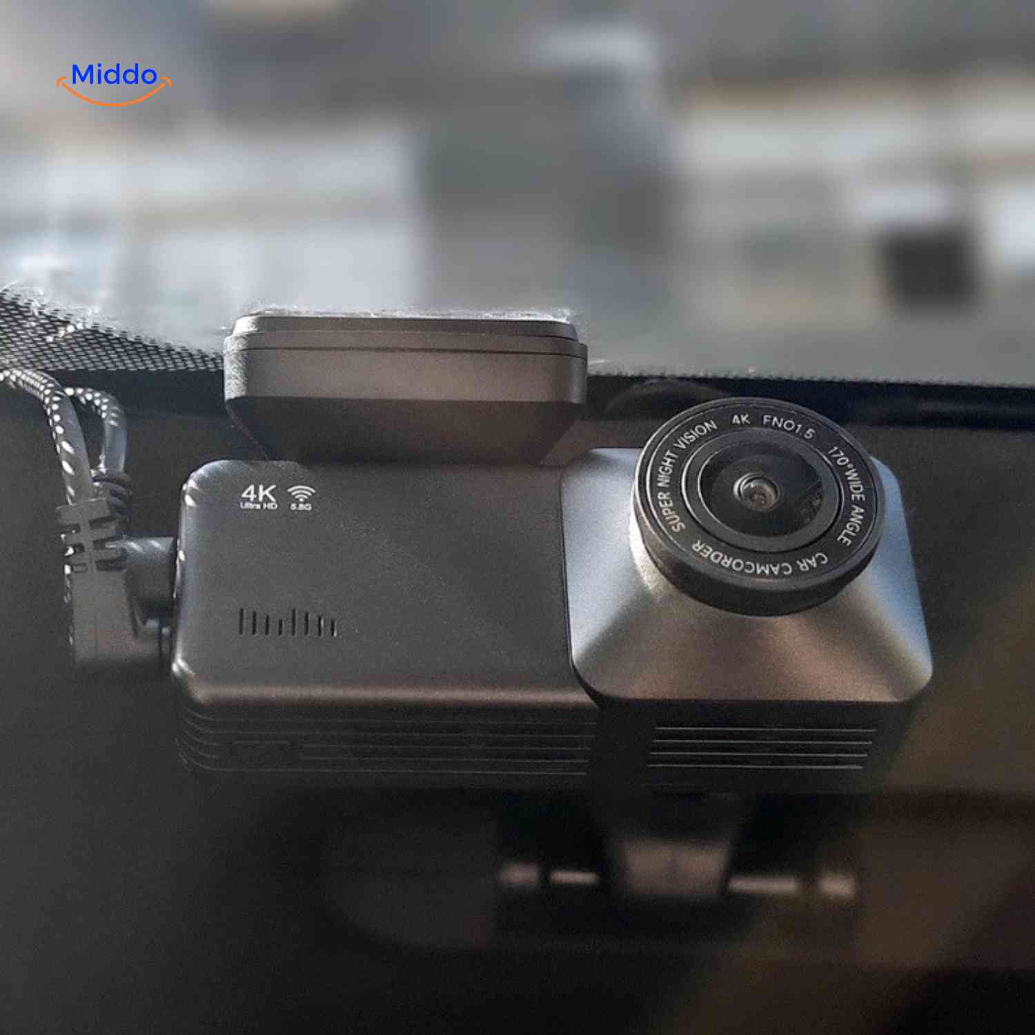 DriveGuard™ Dashcam | 4K video, WiFi og GPS-sporing