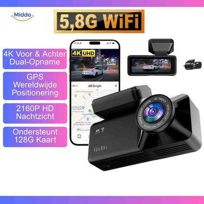 DriveGuard™ Dashcam | 4K video, WiFi og GPS-sporing