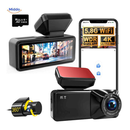 DriveGuard™ Dashcam | 4K video, WiFi og GPS-sporing