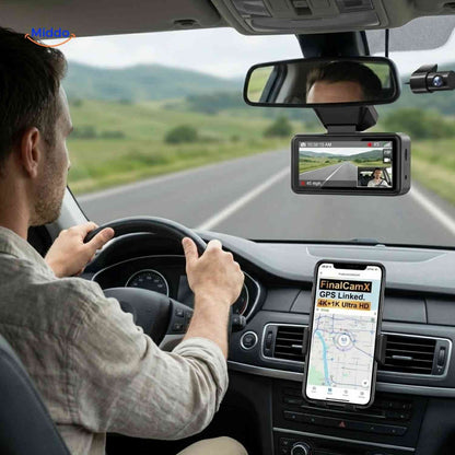 DriveGuard™ Dashcam | 4K video, WiFi og GPS-sporing