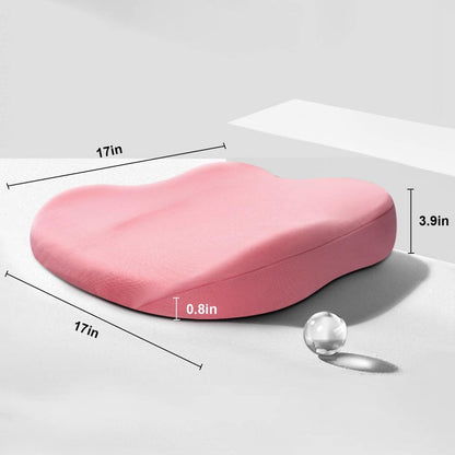 DriveUp Bil Booster Pude – Memory Foam Sædehæver for Ekstra Højde & Kørekomfort