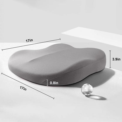 DriveUp Bil Booster Pude – Memory Foam Sædehæver for Ekstra Højde & Kørekomfort