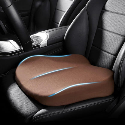 DriveUp Bil Booster Pude – Memory Foam Sædehæver for Ekstra Højde & Kørekomfort