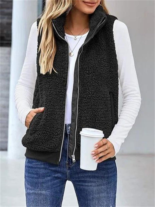 Liliane | Gilet Femme Zippé en Polaire - Image 1