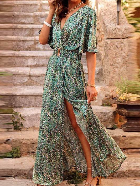 Juliana | Robe longue enveloppante élégante et fluide pour un style sans effort - Image 1