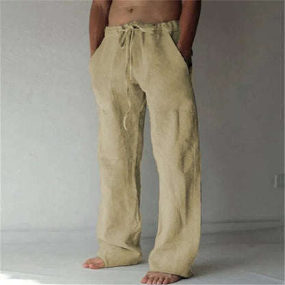 Raphaël | Pantalon baggy en lin pour hommes Aéré Confortable - Image 3