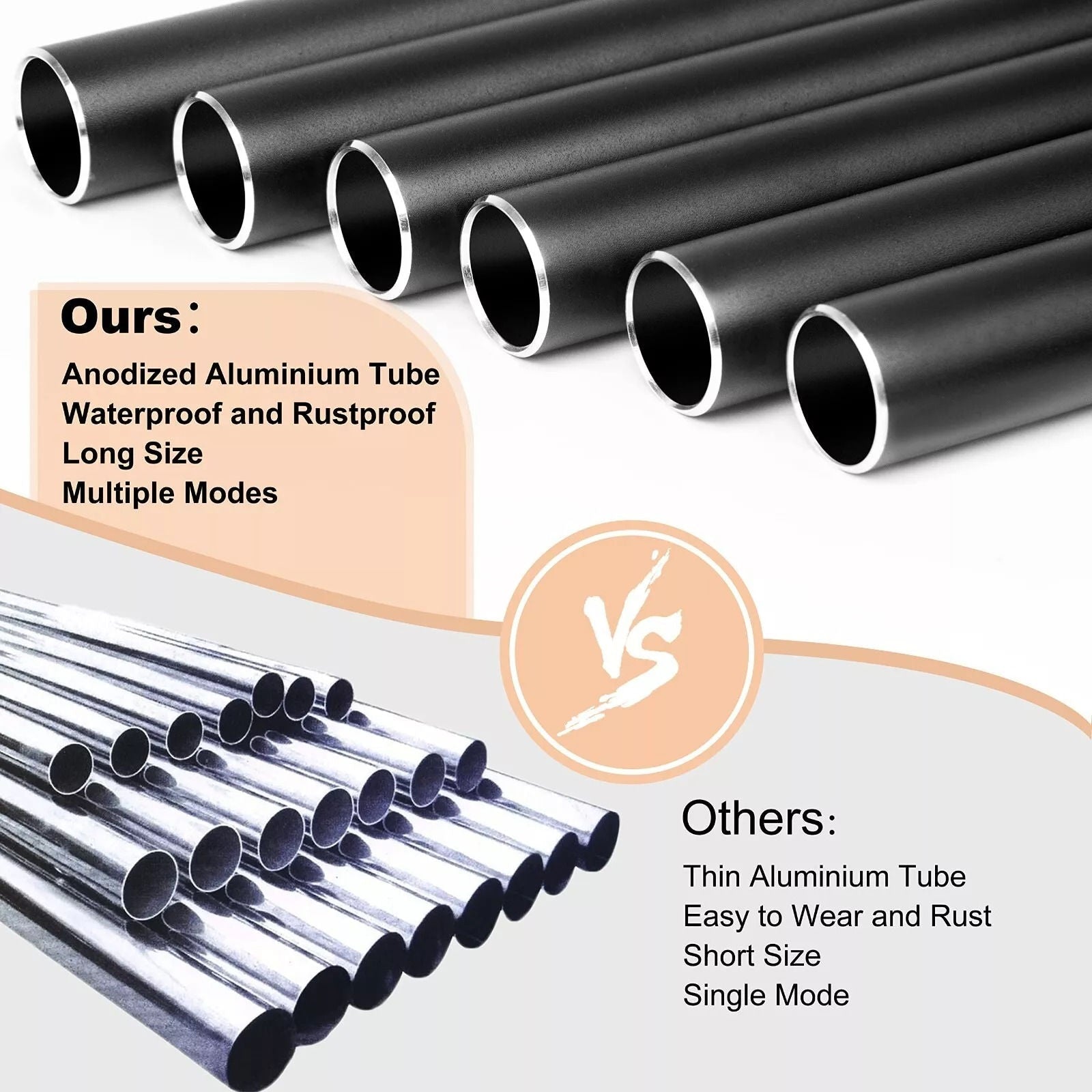 Dyb Tone Aluminium Vindklokker til Afslapning