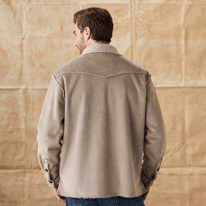 Redwan | Veste chemise en velours côtelé boutonnée pour homme - Image 2