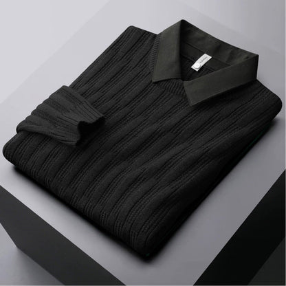 Lyès | Pull Homme Col Rond Boutonné - Image 5