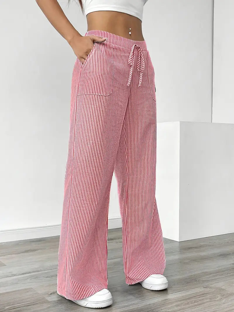 Véronica | Pantalon rayé élégant avec poches pour un confort stylé - Image 13