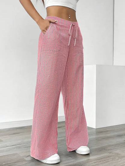 Véronica | Pantalon rayé élégant avec poches pour un confort stylé - Image 13