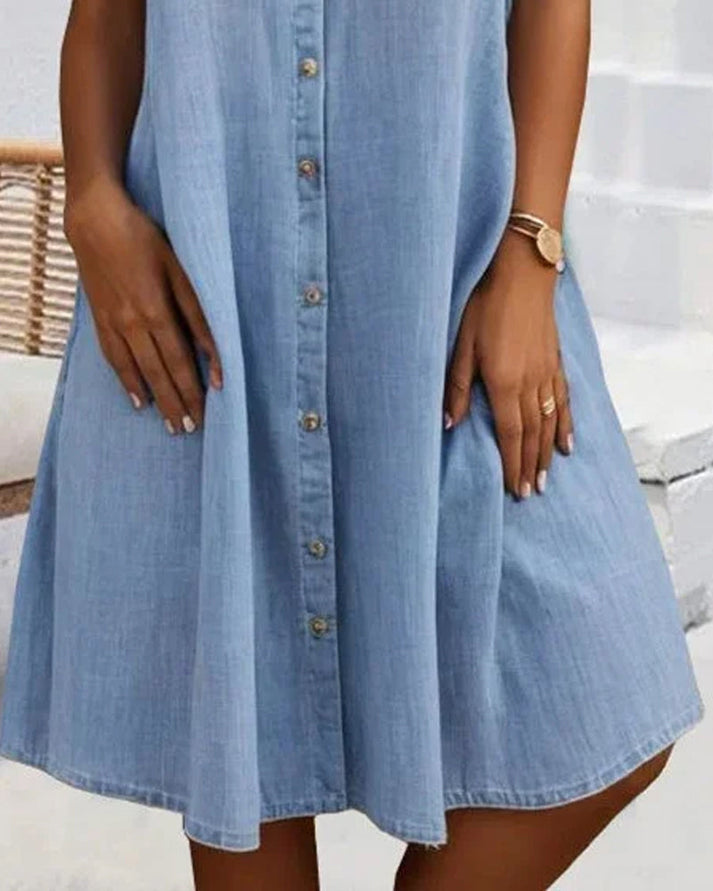 Nour | Robe élégante à manches courtes et à boutons pour tous les jours - Image 8