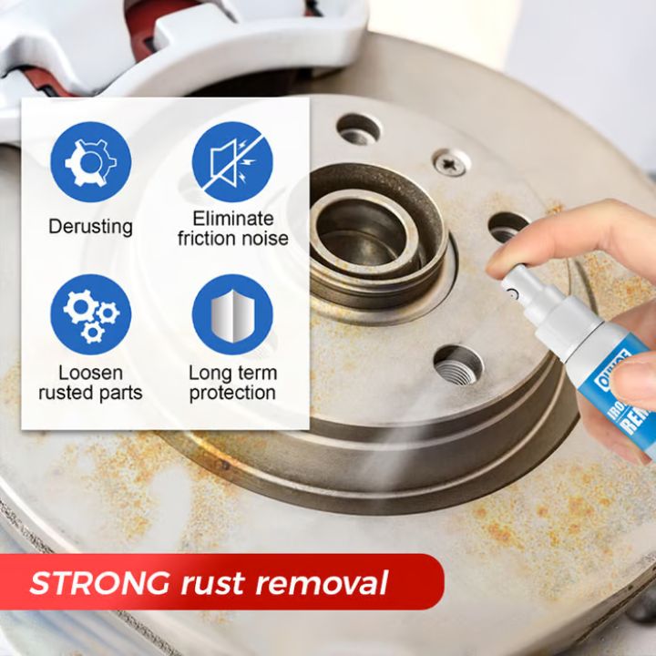 Effektiv Rustfjerner til Metal & Chrome | Hurtigvirkende 100 ml