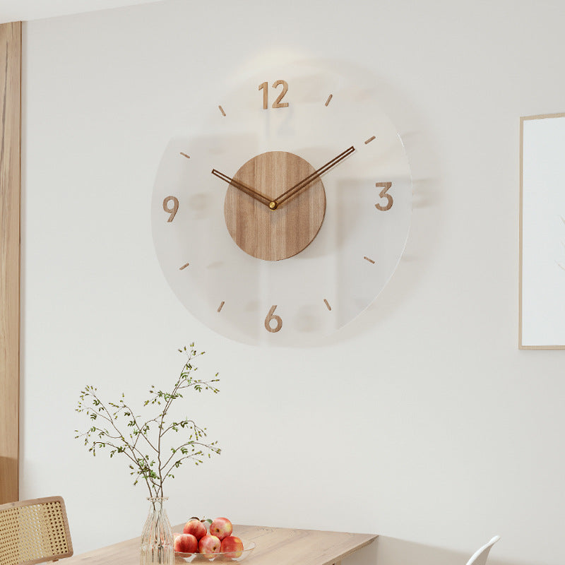 Elegant minimalist vægur til hjemmet