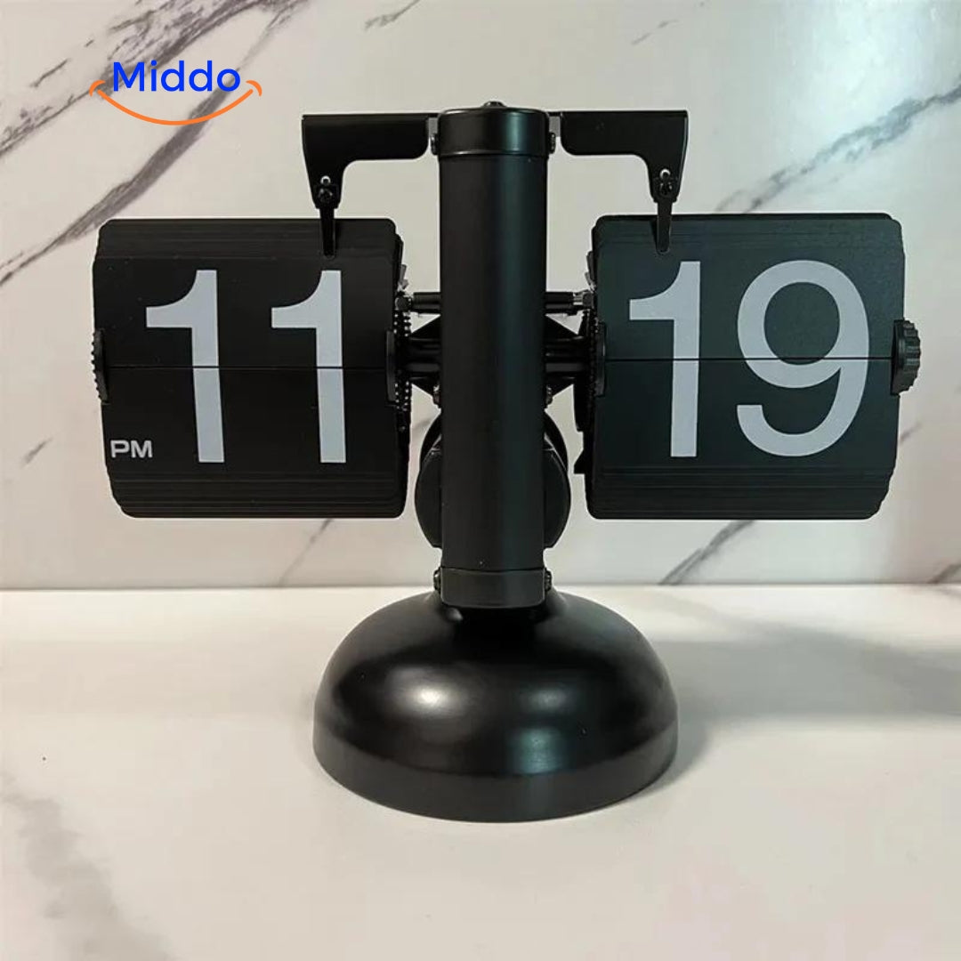 Elegant RetroFlip™ | Vintage Flip Ur med Quartz Ure