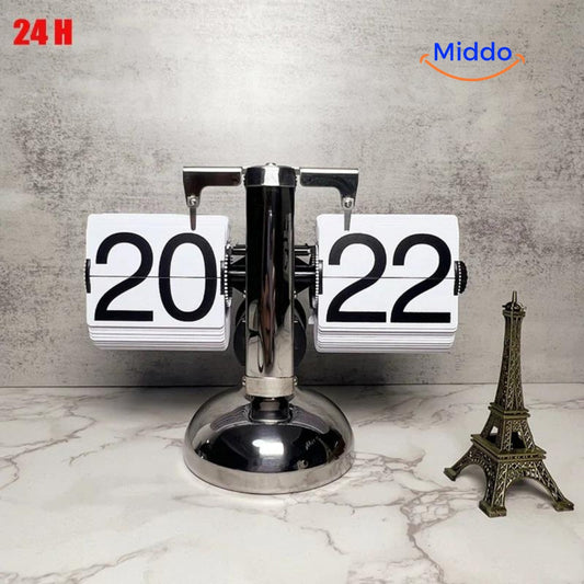Elegant RetroFlip™ | Vintage Flip Ur med Quartz Ure