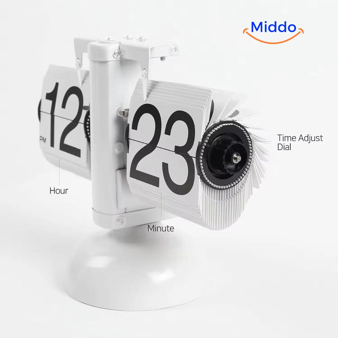 Elegant RetroFlip™ | Vintage Flip Ur med Quartz Ure
