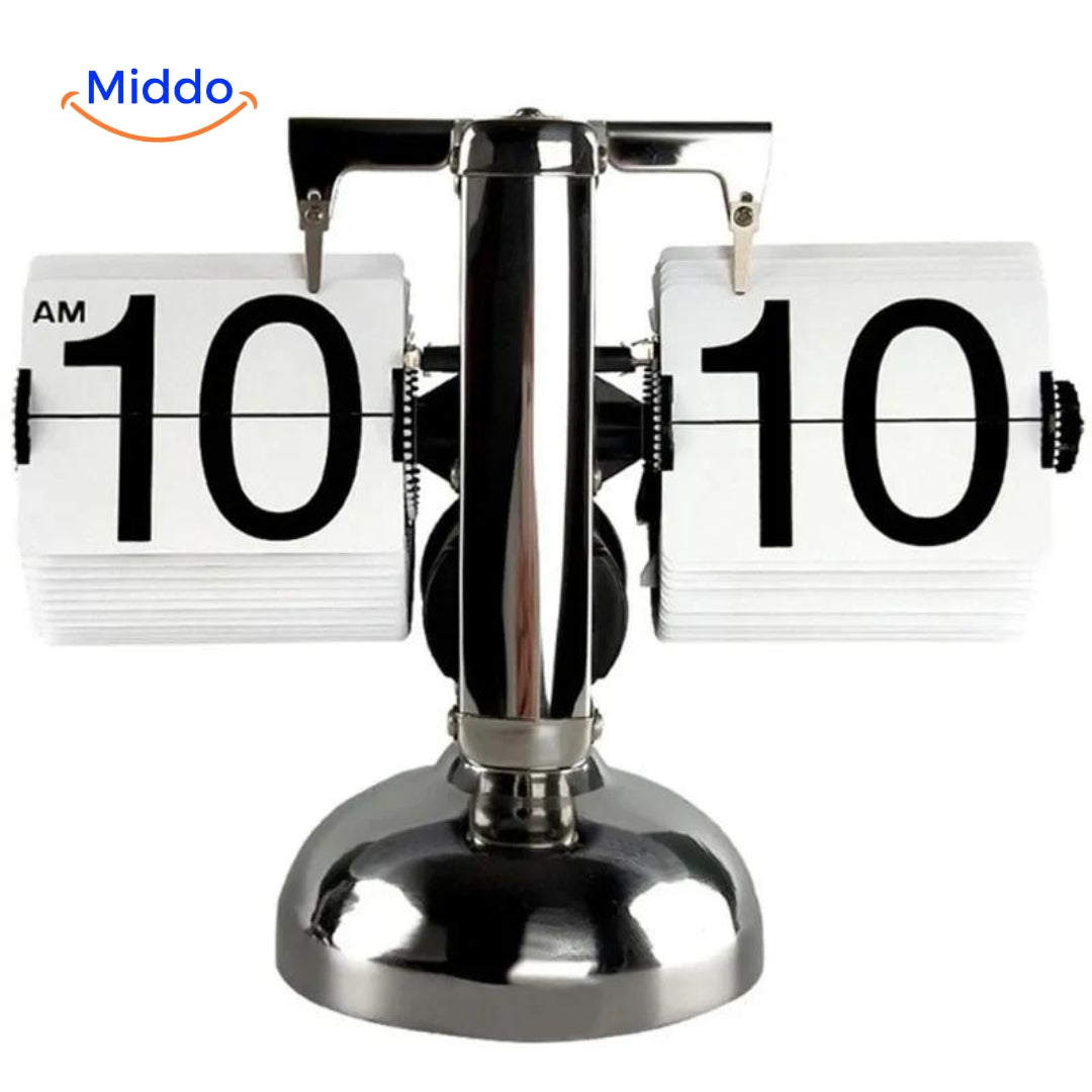 Elegant RetroFlip™ | Vintage Flip Ur med Quartz Ure