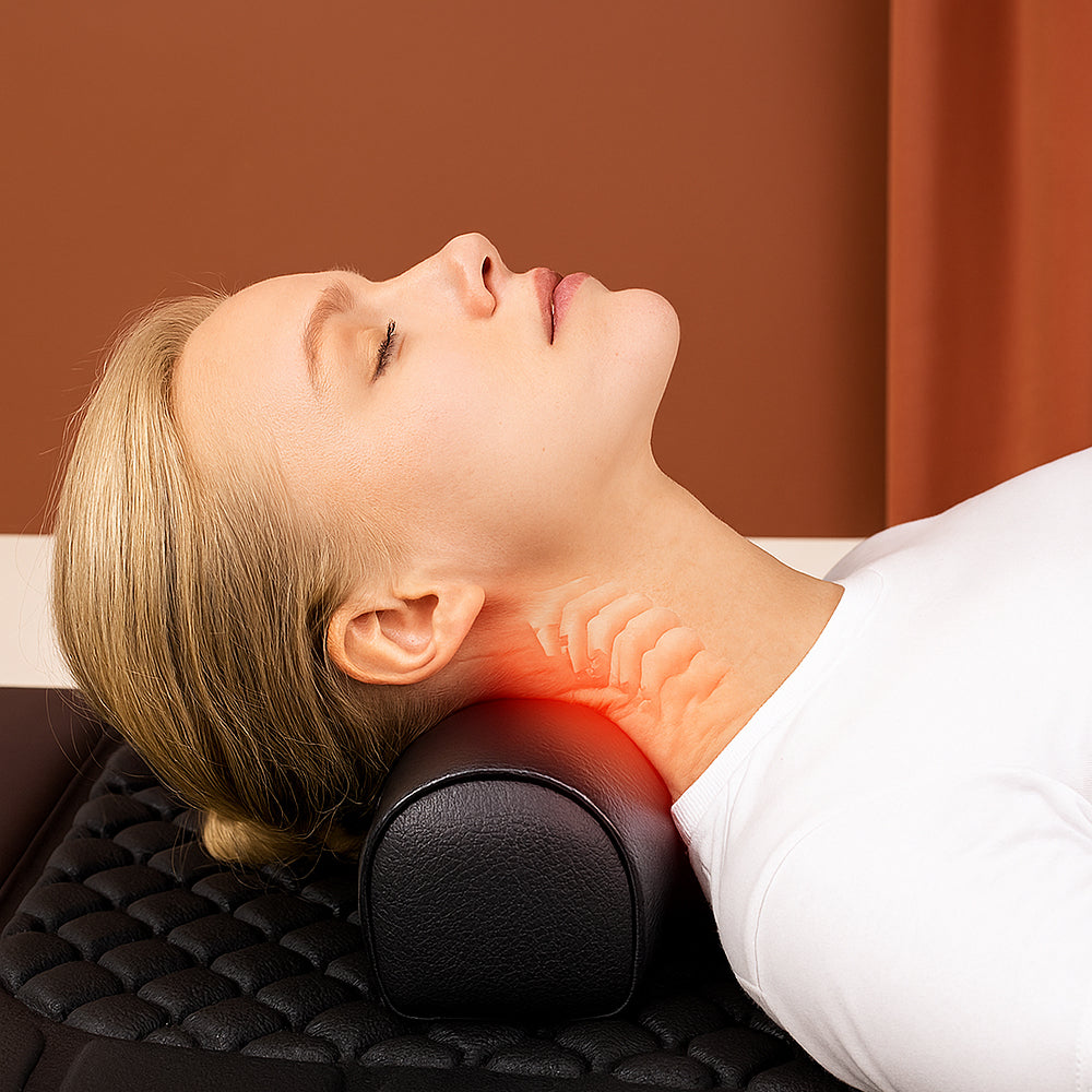 Elektrisk Massagemåtte med Varme og 10 Zoner - Total Afslapning fra Nakke til Fødder