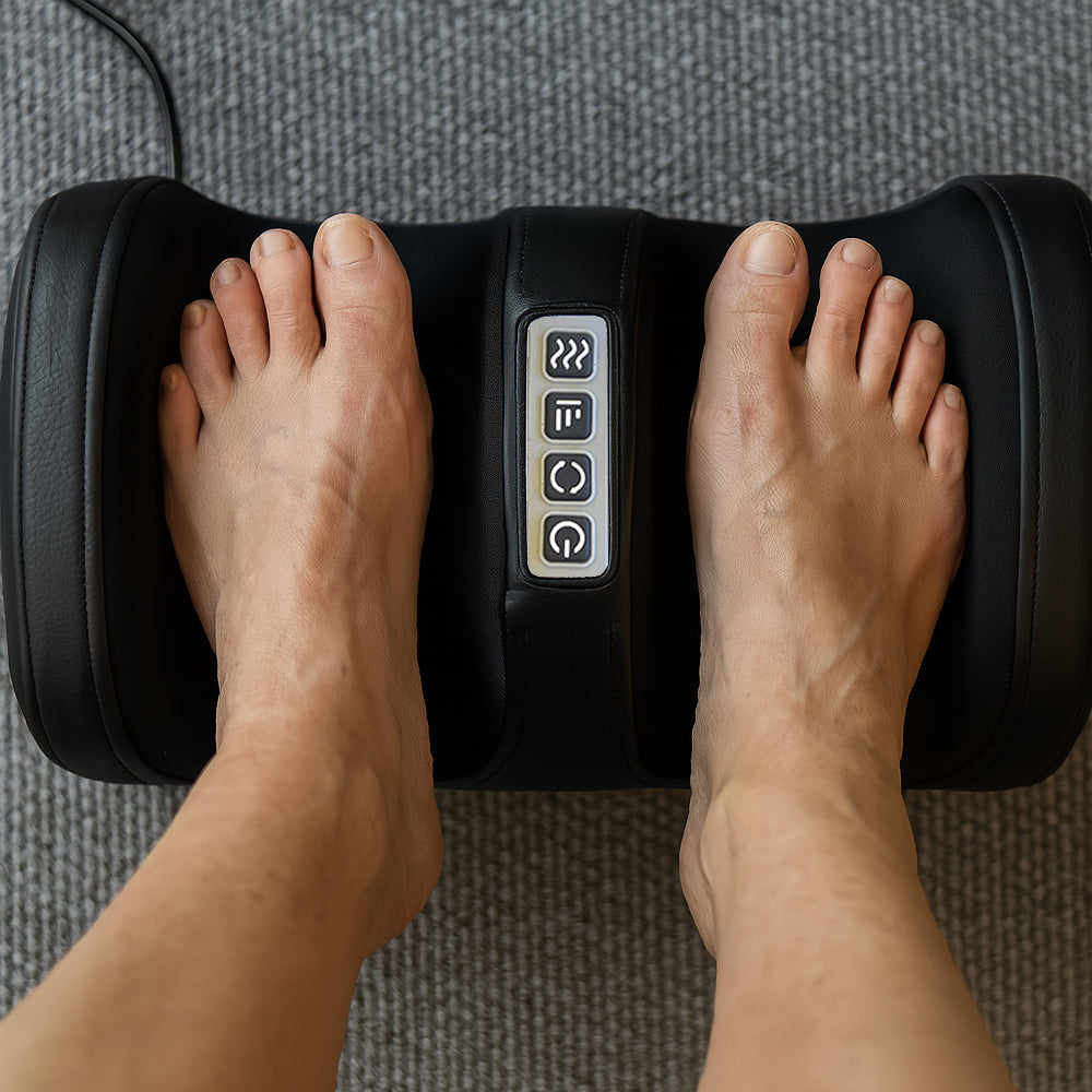 Elektrisk Massagemåtte med Varme og 10 Zoner - Total Afslapning fra Nakke til Fødder