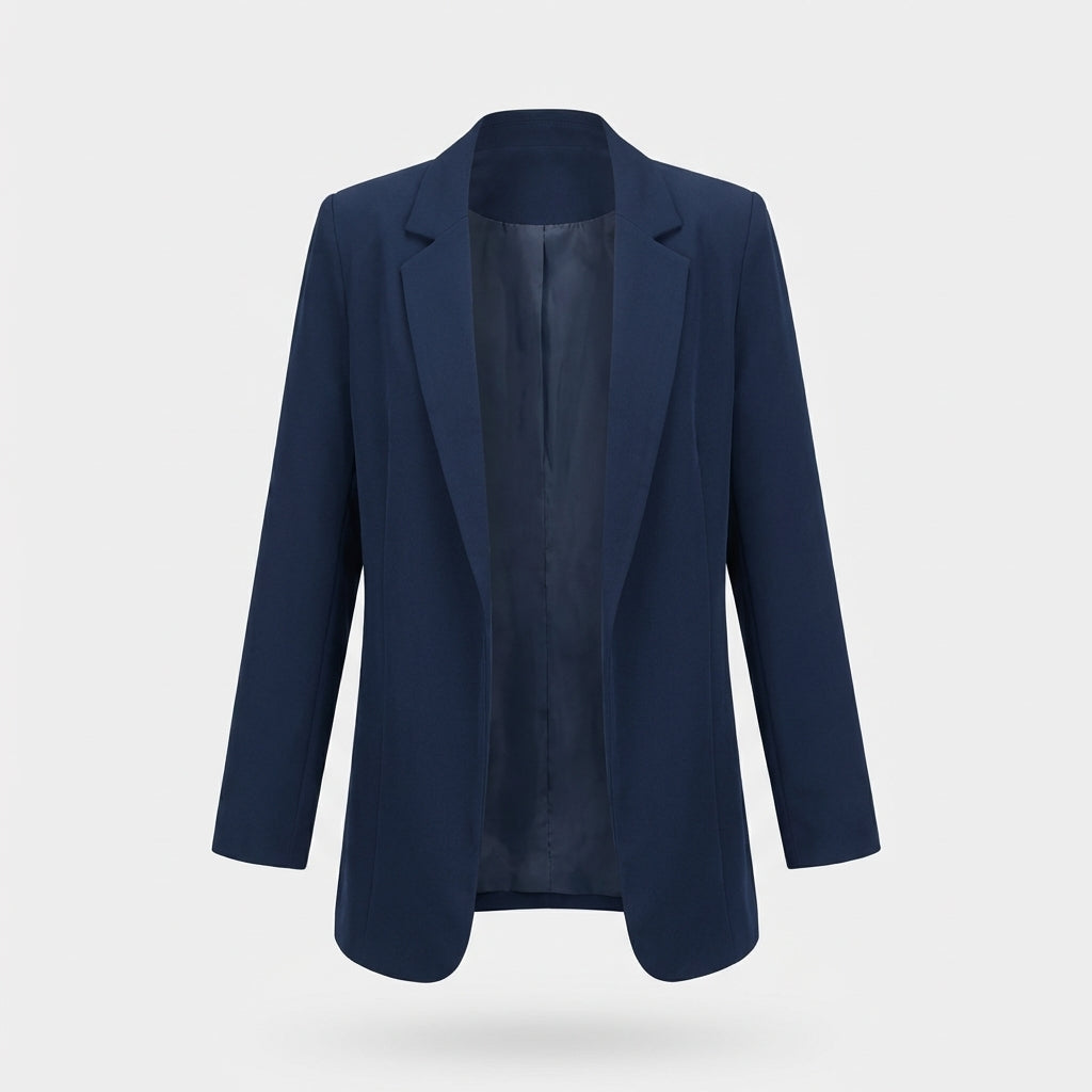 Image of Elisa | Dame Langærmet Blazer med Hakket Revers