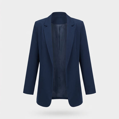 Image of Elisa | Dame Langærmet Blazer med Hakket Revers