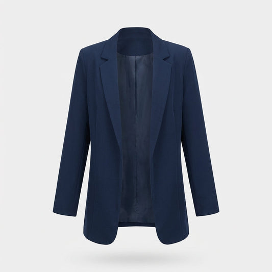 Image of Elisa | Dame Langærmet Blazer med Hakket Revers