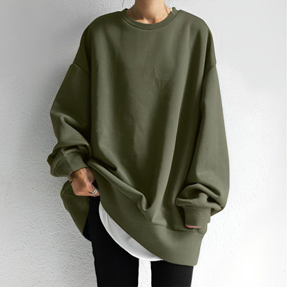 Zohra | Pull ample à col rond pour femme - Image 4