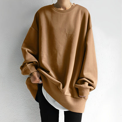 Zohra | Pull ample à col rond pour femme - Image 1