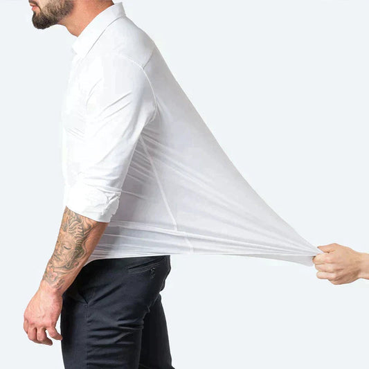Image of Emil | Slim-Fit Skjorte med Knapper til Mænd