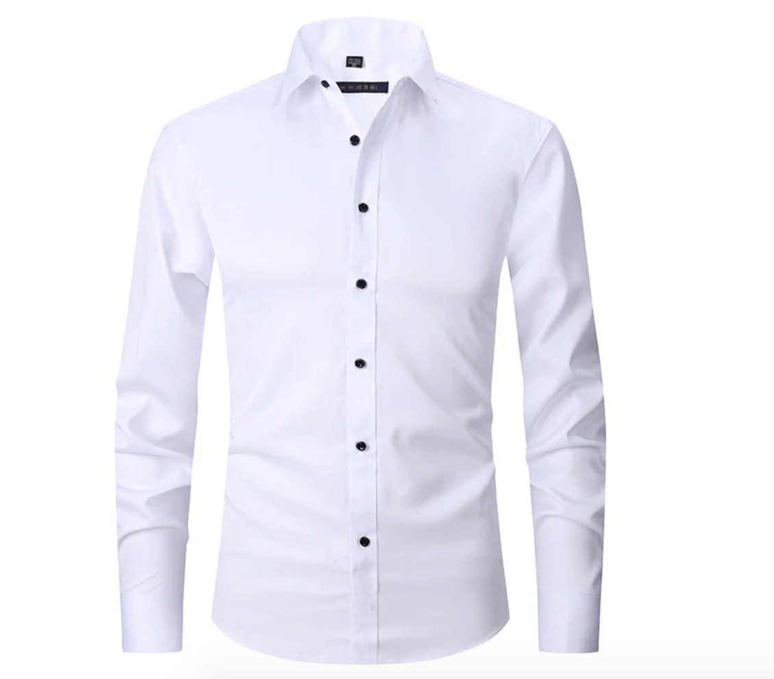 Image of Emil | Slim-Fit Skjorte med Knapper til Mænd