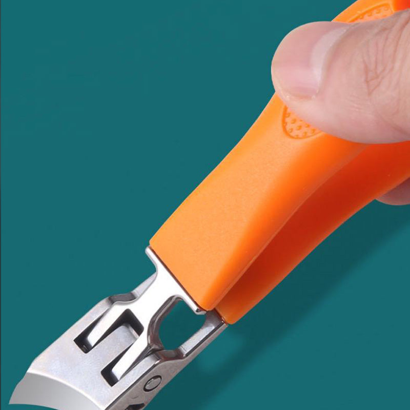 Ergonomisk Negleklipper med Skridsikker Greb – Ideel til Tykkede og Indgroede Negle