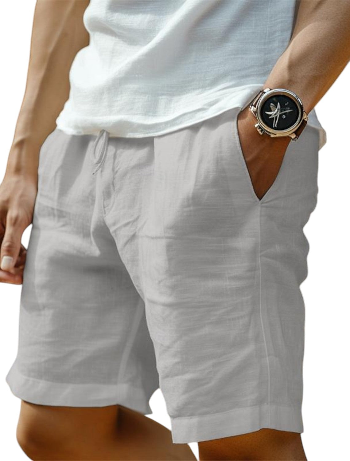 Mathieu | Short en lin pour le confort et la polyvalence - Image 3
