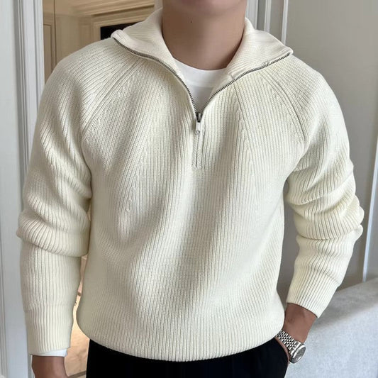Erwan | Pull Homme à Demi-Fermeture Éclair - Image 1