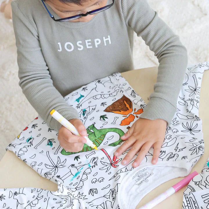 Farvelægning Børnepyjamas™ | Sjov og Elsket af Børn og Forældre!