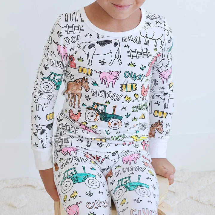 Farvelægning Børnepyjamas™ | Sjov og Elsket af Børn og Forældre!